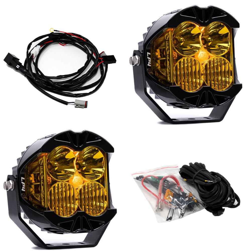 Baja Designs LP4 Pro LED Auxiliary Universal Light Pods - Pair