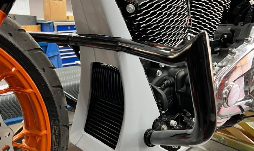 SWOOP 2-PIECE CHIN SPOILER For Mini Monkey Engine Guard