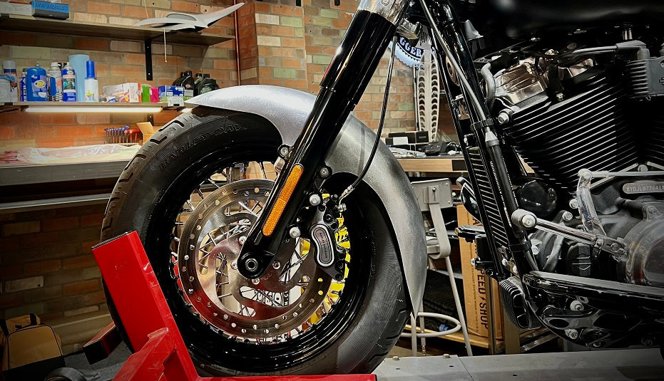 REAL STEEL FRONT FENDERS FOR 2018-PRESENT M8 "FL" SOFTAILS® (Includes fork adapters!)