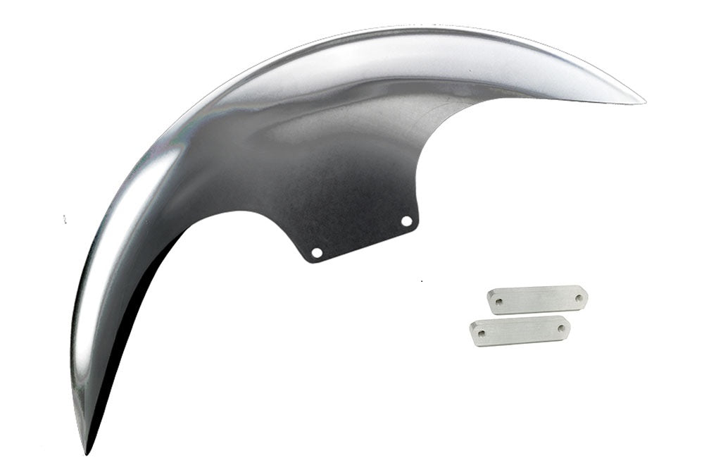 REAL STEEL CAFE FRONT FENDER FOR 21” WHEELS FITS *2006-2013 & 2014-PRESENT RUSHMORE TOURING MODELS