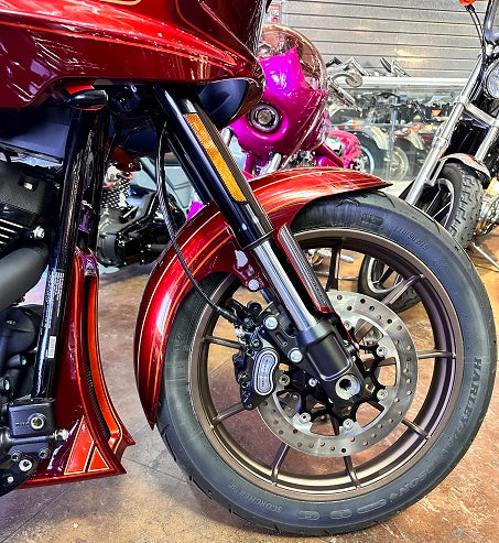 REAL STEEL CAFE FRONT FENDER KIT FOR 18-PRESENT LOW RIDER®-S & ST (Includes inverted fork adapters)
