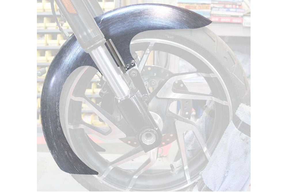 SPORT GLIDE® REAL STEEL CUSTOM 21" FRONT FENDER KITS (Includes inverted fork adapters)