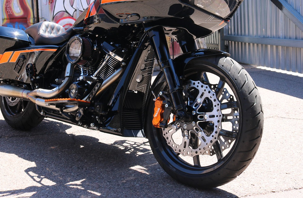 DIMPLE DIE CHIN SPOILER For 2009-Present Touring Models