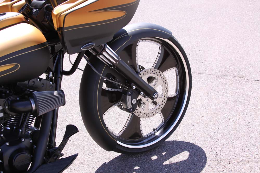 REAL STEEL “THICKY” FRONT FENDERS FOR 21" | 23" | 26" WHEELS. FITS 13-EARLIER & 14-PRESENT RUSHMORE TOURING MODELS