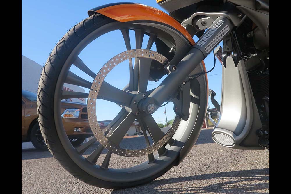 REAL STEEL “THICKY” FRONT FENDERS FOR 21" | 23" | 26" WHEELS. FITS 13-EARLIER & 14-PRESENT RUSHMORE TOURING MODELS