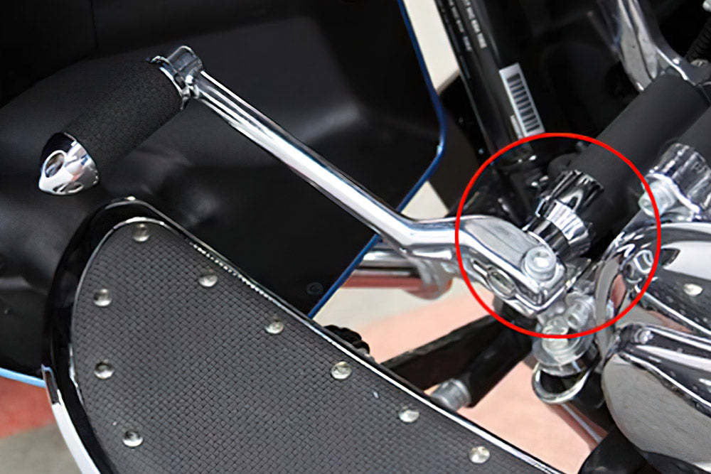 Heel Shift Shifter Lever Eliminator Shaft Cap Cover For Harley Touring FLH Trike - Foto 8