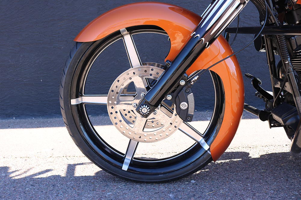 REAL STEEL “THICKY” FRONT FENDERS FOR 21" | 23" | 26" WHEELS. FITS 13-EARLIER & 14-PRESENT RUSHMORE TOURING MODELS