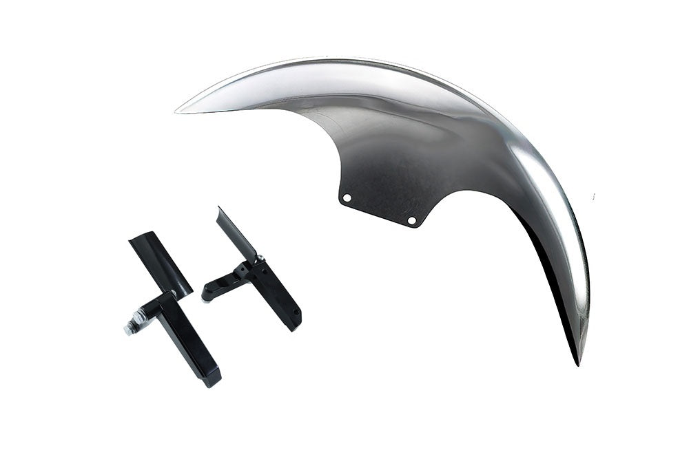 SPORT GLIDE® REAL STEEL CUSTOM 21" FRONT FENDER KITS (Includes inverted fork adapters)