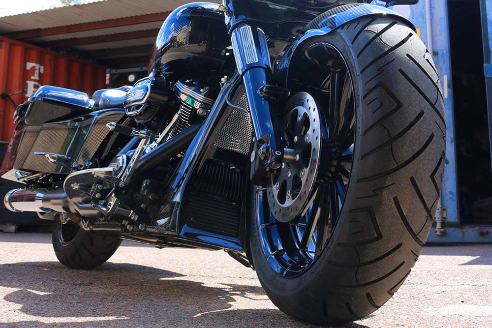 REAL STEEL PHATTY 20" SRT FRONT FENDER KIT FOR *06-13 TOURING & 14-PRESENT RUSHMORE TOURING MODELS