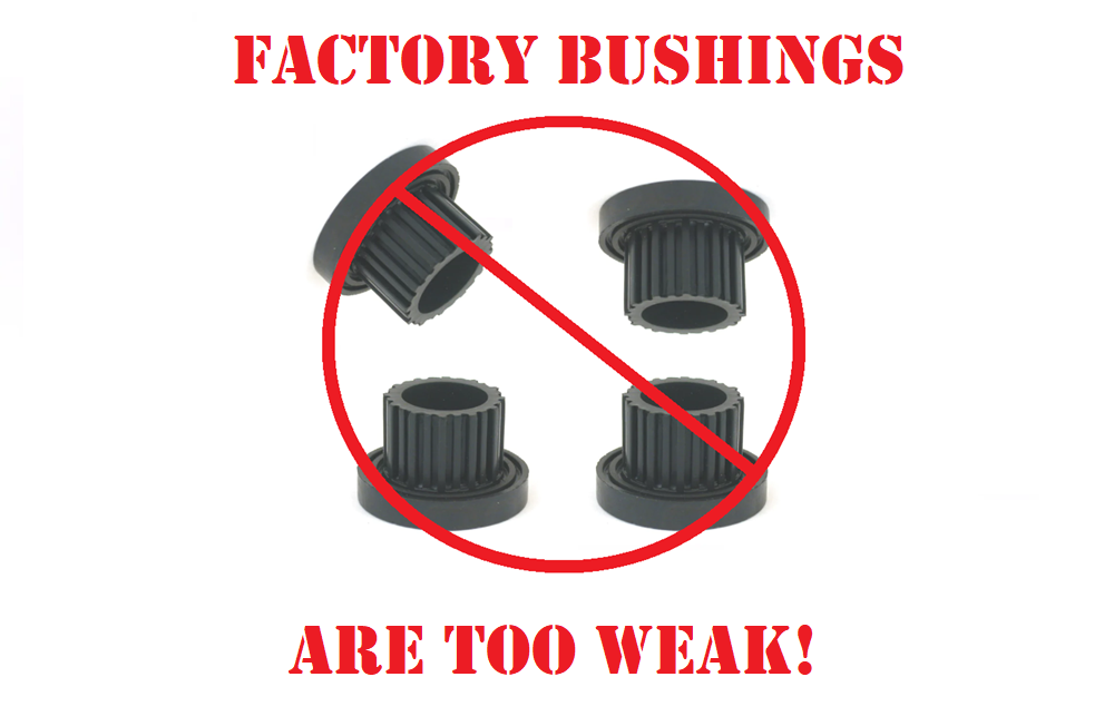 Premium Heavy Duty Handlebar Riser Bushings For 1984 - Present Touring Models