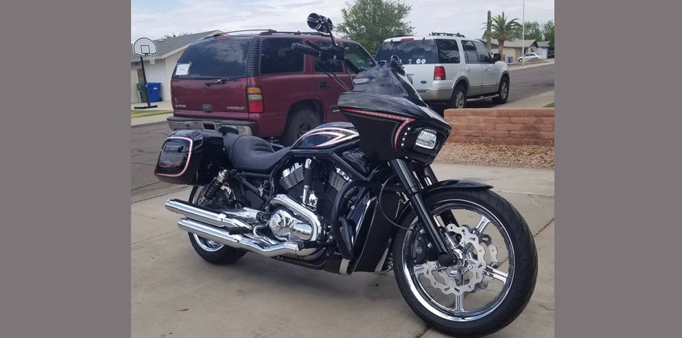 SHARKNADO® FAIRING includes a Klock Werks Flare™ Windshield!