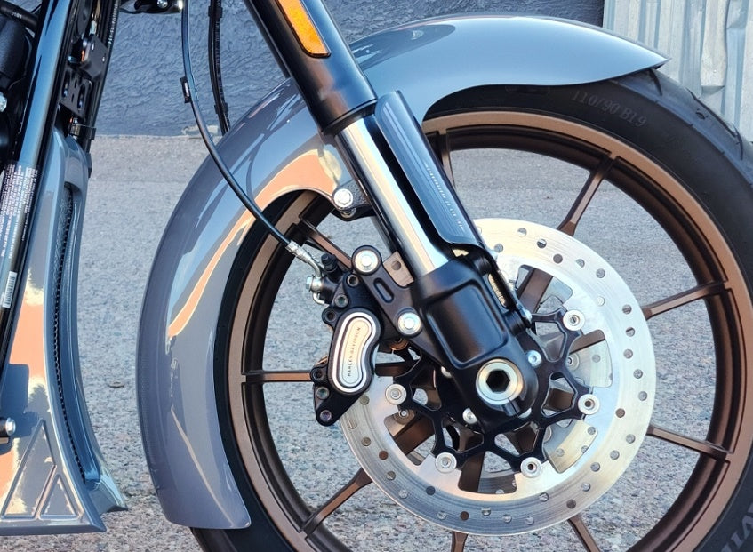 SUPER-LITE "SPORT" FRONT FENDER KIT 19" FOR 2018-PRESENT LOW RIDER®-S & ST (Includes inverted fork adapter)