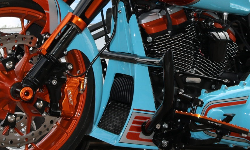 SWOOP 2-PIECE CHIN SPOILER For Mini Monkey Engine Guard