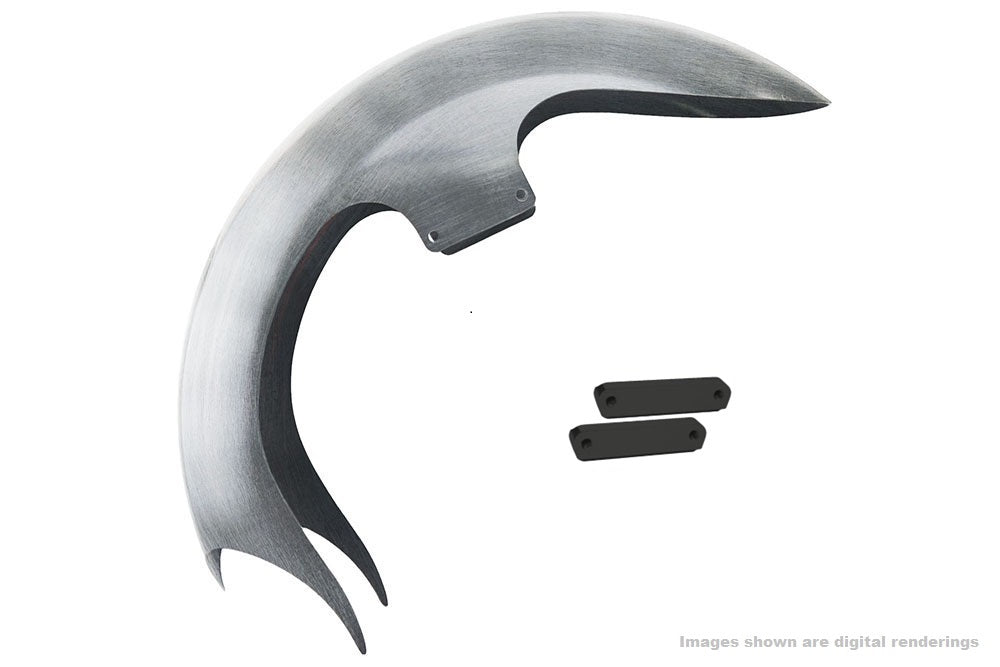 REAL STEEL “TALON” FRONT FENDERS FOR 21″* | 23″ | 26″ WHEELS. Fits 13-Earlier & 2014-Present Touring