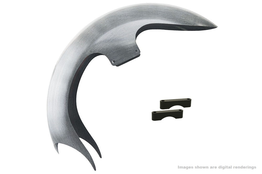 REAL STEEL “TALON” FRONT FENDERS FOR 21″* | 23″ | 26″ WHEELS. Fits 13-Earlier & 2014-Present Touring