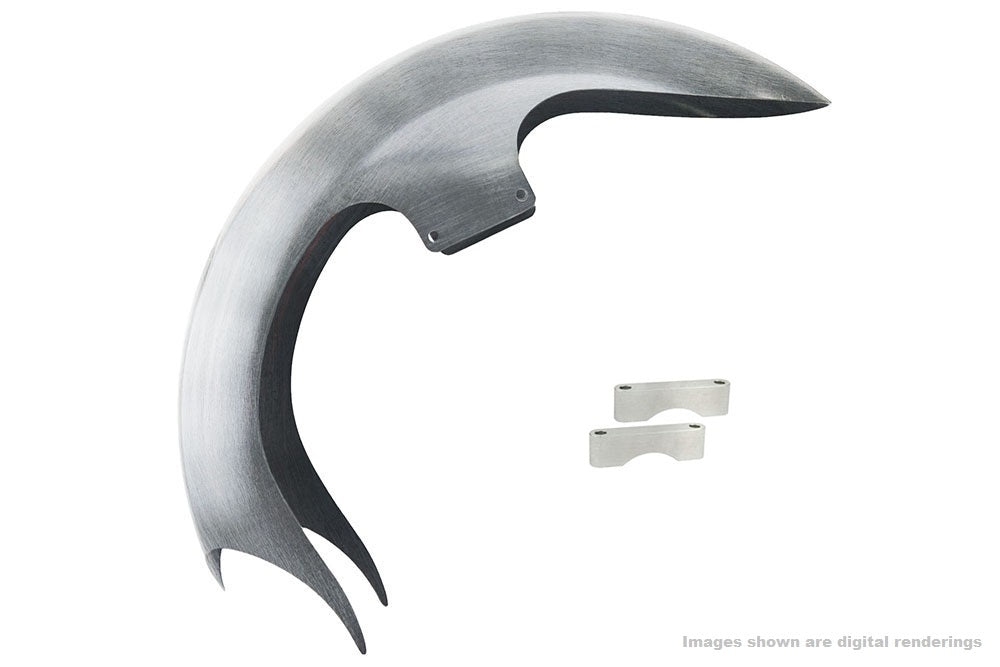 REAL STEEL “TALON” FRONT FENDERS FOR 21″* | 23″ | 26″ WHEELS. Fits 13-Earlier & 2014-Present Touring