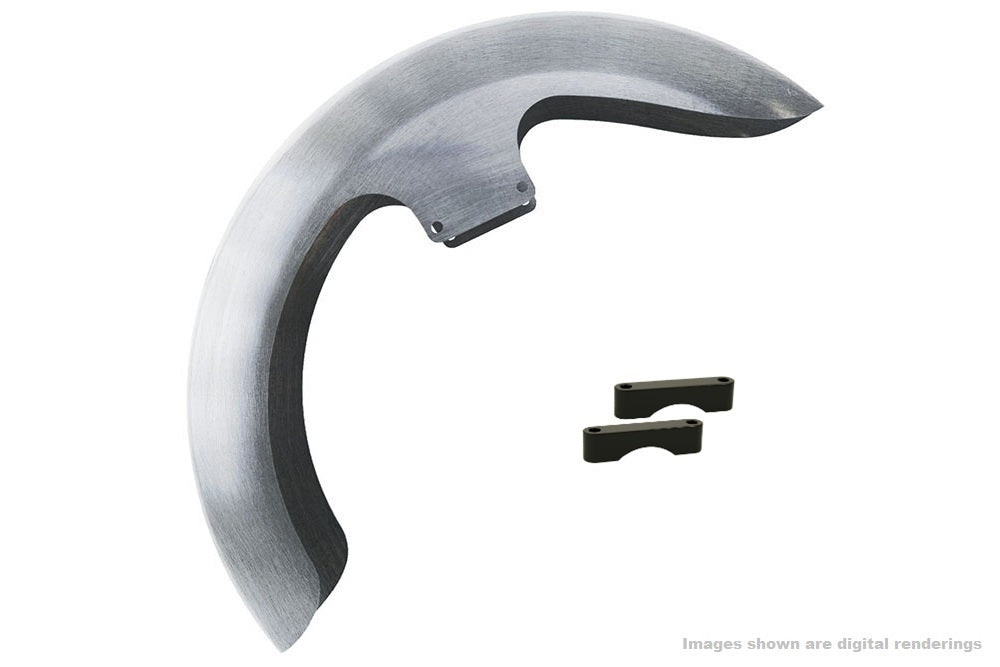 REAL STEEL “THICKY” FRONT FENDERS FOR 21" | 23" | 26" WHEELS. FITS 13-EARLIER & 14-PRESENT RUSHMORE TOURING MODELS