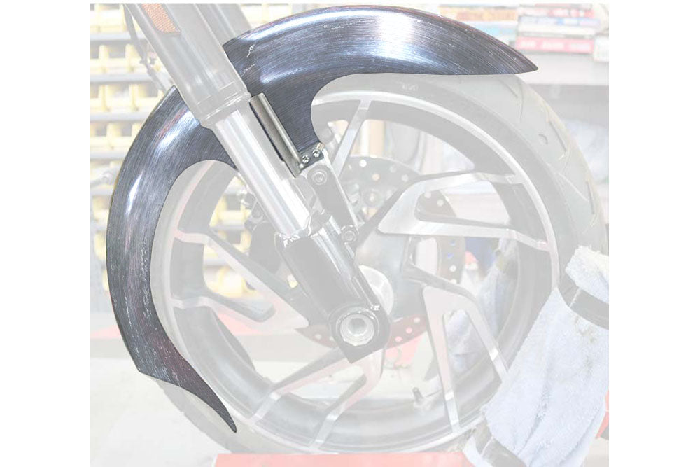 SPORT GLIDE® REAL STEEL CUSTOM 21" FRONT FENDER KITS (Includes inverted fork adapters)