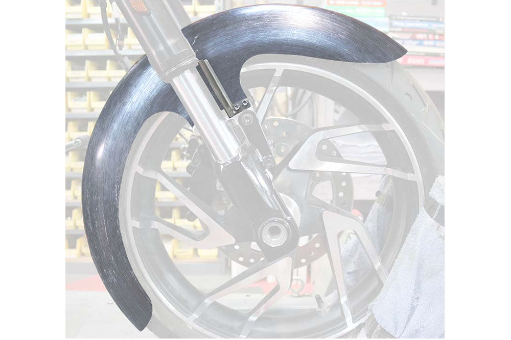 SPORT GLIDE® REAL STEEL CUSTOM 21" FRONT FENDER KITS (Includes inverted fork adapters)