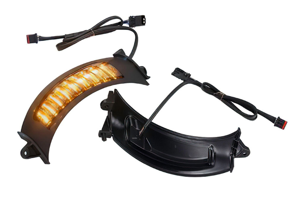 TRACERS TURN SIGNAL BEZELS For 2015-Present Road Glides & Road Glide 3