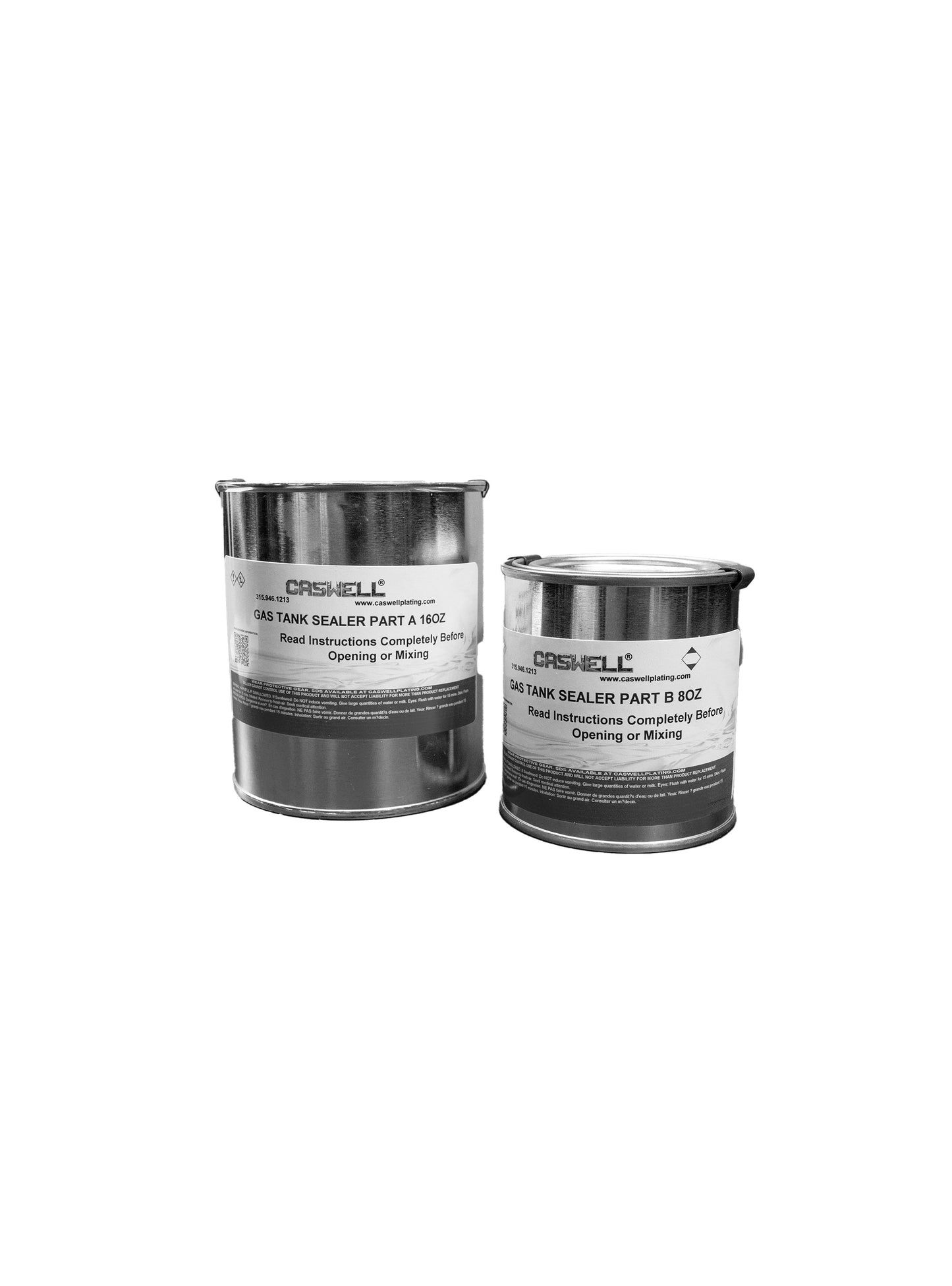 Caswell Epoxy Gas Tank Corrosion Protection - Clear
