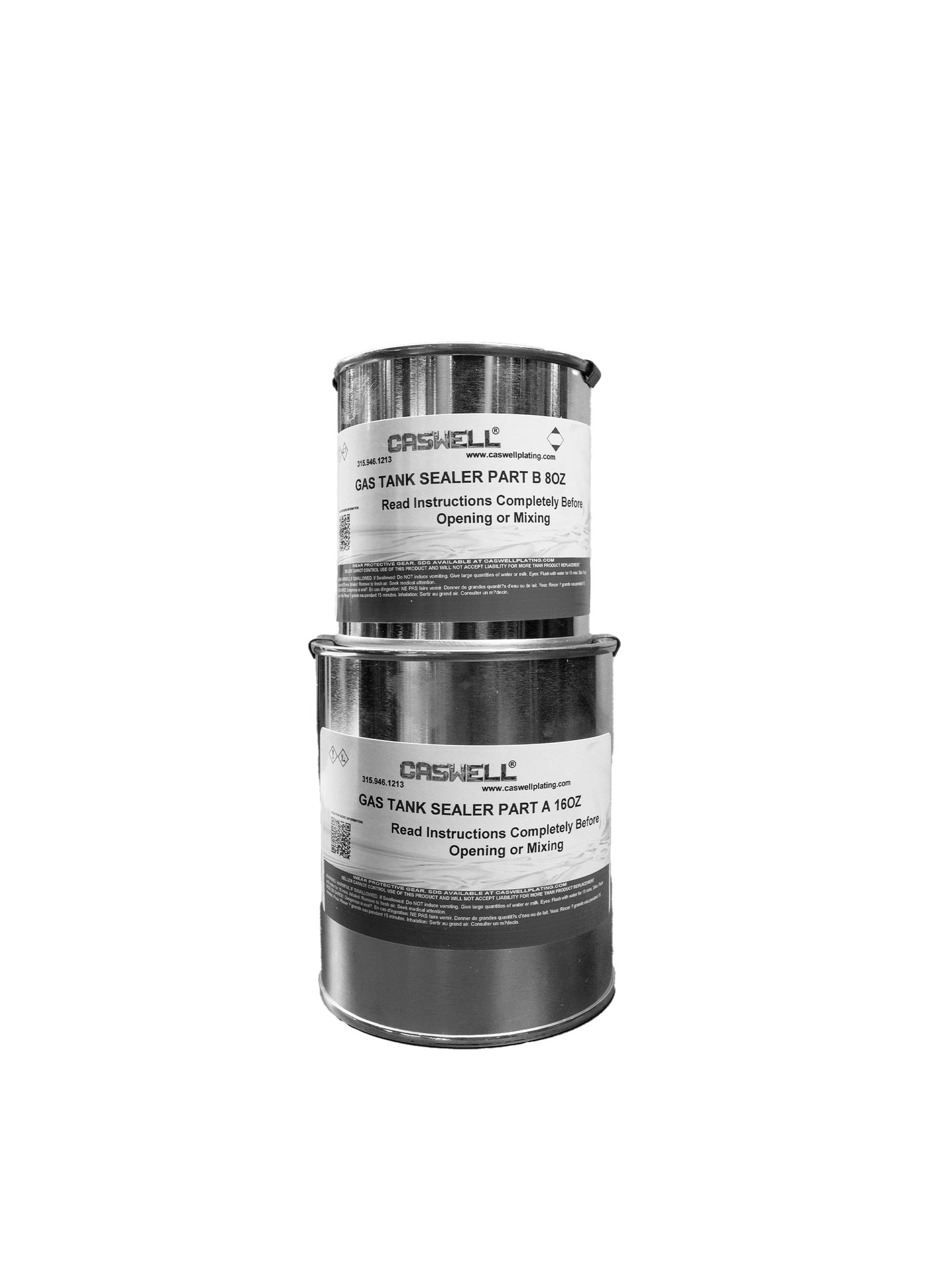Caswell Epoxy Gas Tank Corrosion Protection - Clear