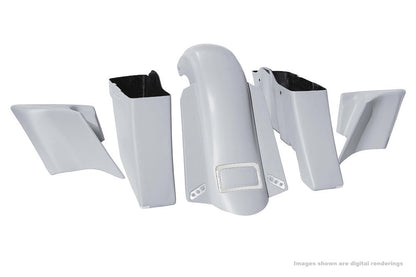 SWOOP 5-PIECE STRETCHED REAR END KITS (Bags + Fender + Side Covers for 2014-Present Touring)