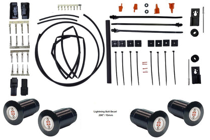 BAG BOLTS TAILLIGHT KIT (INCLUDES 2 SETS OF LIGHTNING OR THUNDER BOLTS)