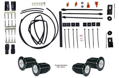 BAG BOLTS TAILLIGHT KIT (INCLUDES 2 SETS OF LIGHTNING OR THUNDER BOLTS)