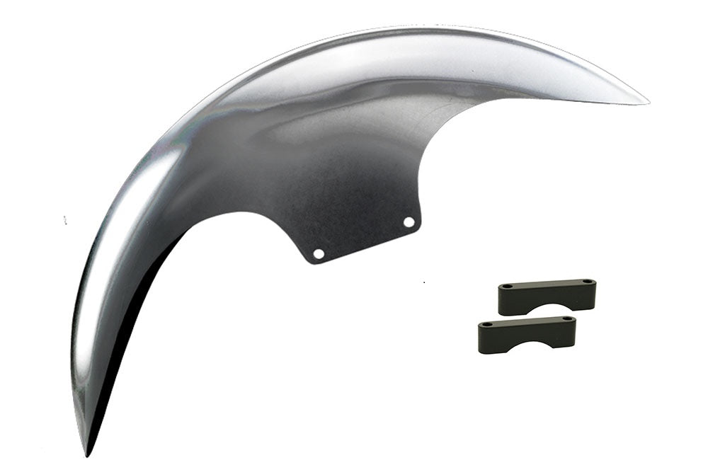 REAL STEEL CAFE FRONT FENDER FOR 21” WHEELS FITS *2006-2013 & 2014-PRESENT RUSHMORE TOURING MODELS