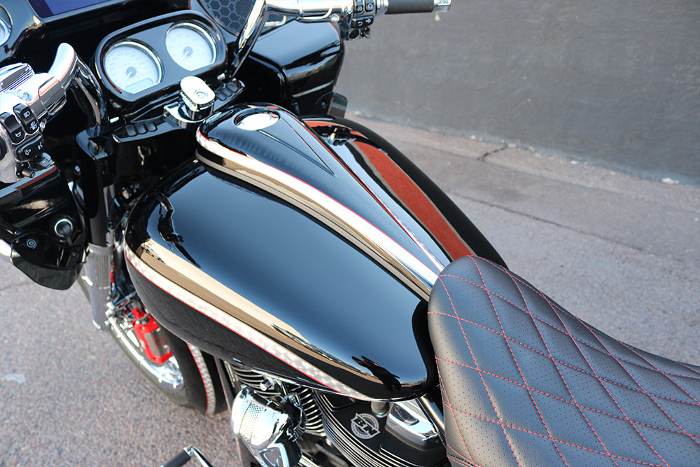 CLEAN & SIMPLE STEEL DASH For 2008-Present 6-gallon H-D tank