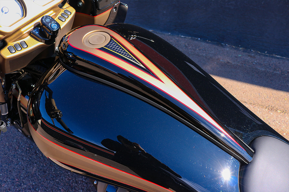 CLEAN & SIMPLE STEEL DASH For 2008-Present 6-gallon H-D tank