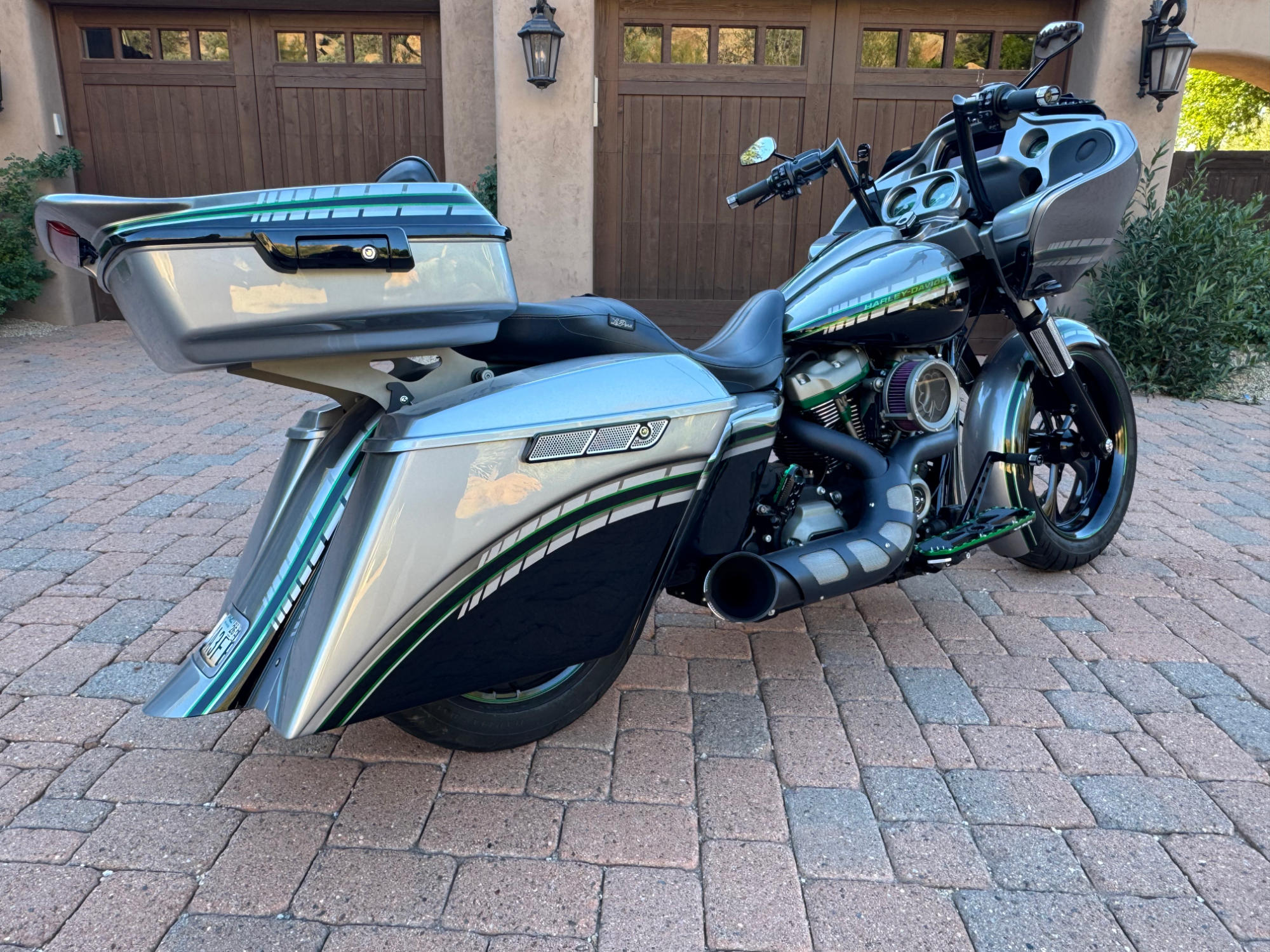 "Mean Green Machine" 2020 Yaffe Full Custom SRT Road Glide