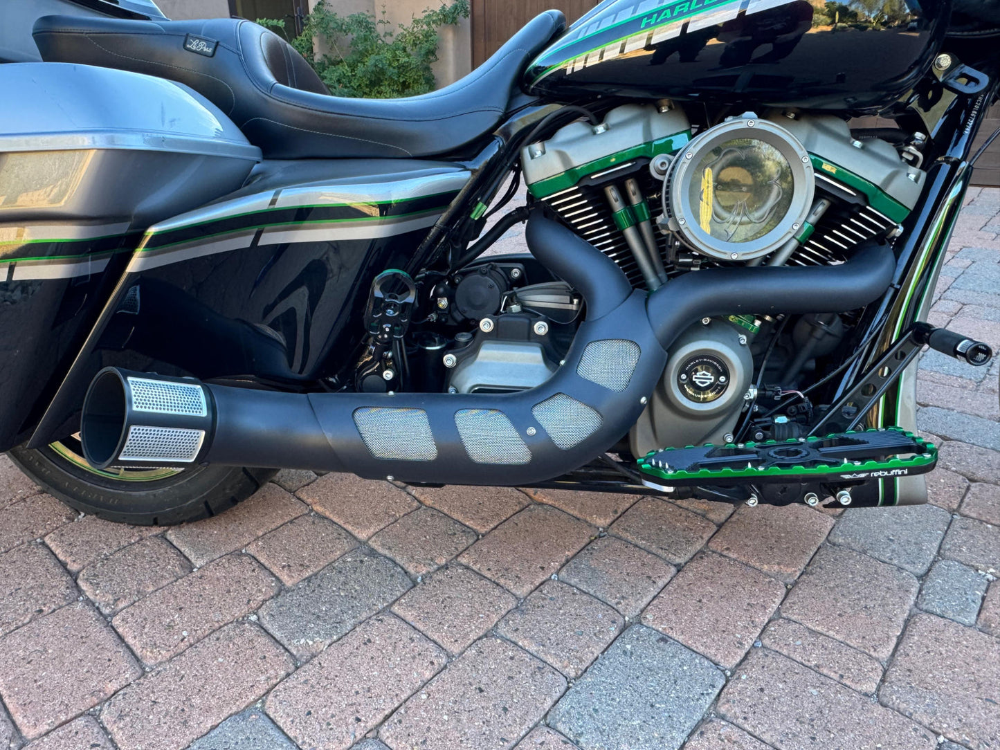 "Mean Green Machine" 2020 Yaffe Full Custom SRT Road Glide