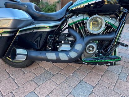 "Mean Green Machine" 2020 Yaffe Full Custom SRT Road Glide