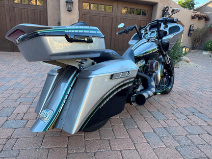 "Mean Green Machine" 2020 Yaffe Full Custom SRT Road Glide