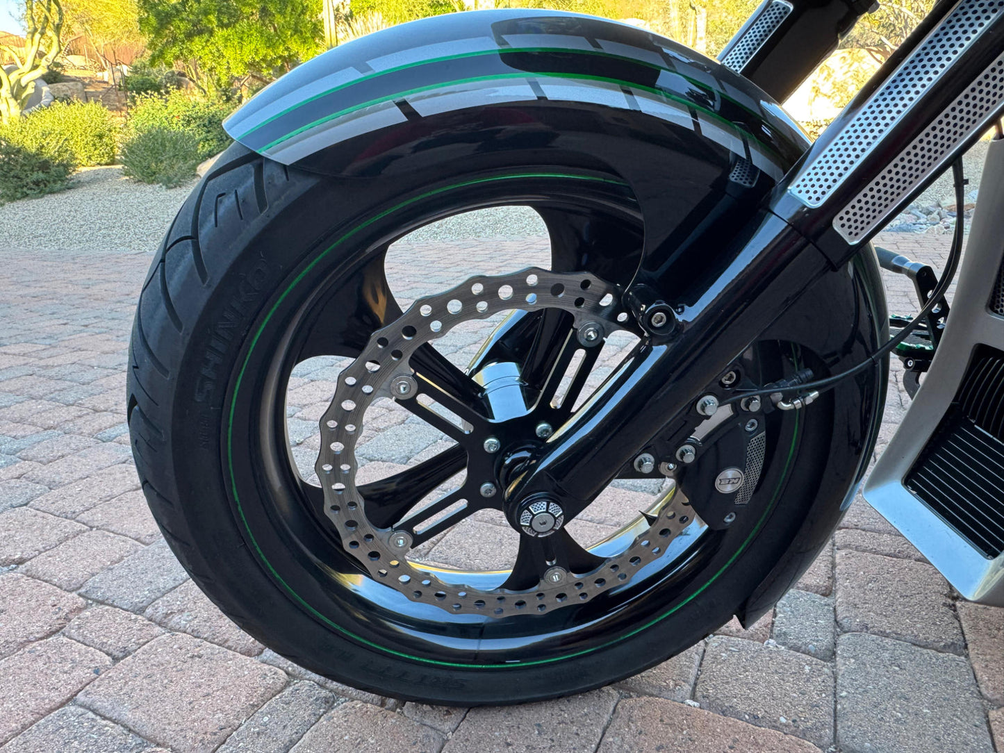 "Mean Green Machine" 2020 Yaffe Full Custom SRT Road Glide