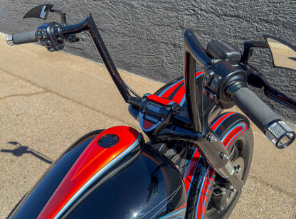 Harley-Davidson / Paul Yaffe 2022 Full Custom Freewheeler with Bagger Nation SRT Wide Performance Tire Kit & Matching Bushtec Trailer