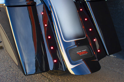 LIGHTNING BOLT TAILLIGHTS RED (RUN/BRAKE/TURN) WITH C.O.B. TECHNOLOGY