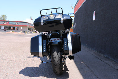 LIGHTNING BOLT TAILLIGHTS RED (RUN/BRAKE/TURN) WITH C.O.B. TECHNOLOGY