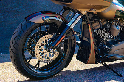 REAL STEEL PHATTY 20" SRT FRONT FENDER KIT FOR *06-13 TOURING & 14-PRESENT RUSHMORE TOURING MODELS