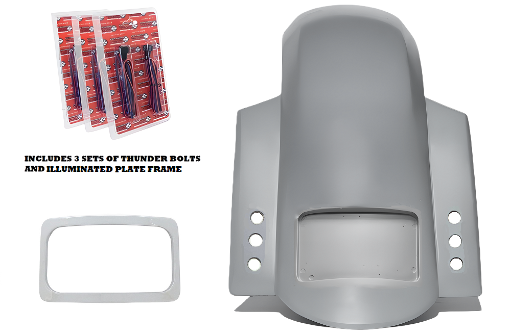 SHORT SPORT "SS" REAR FENDER FOR 2023L CVO & 2024L FACTORY BAGS