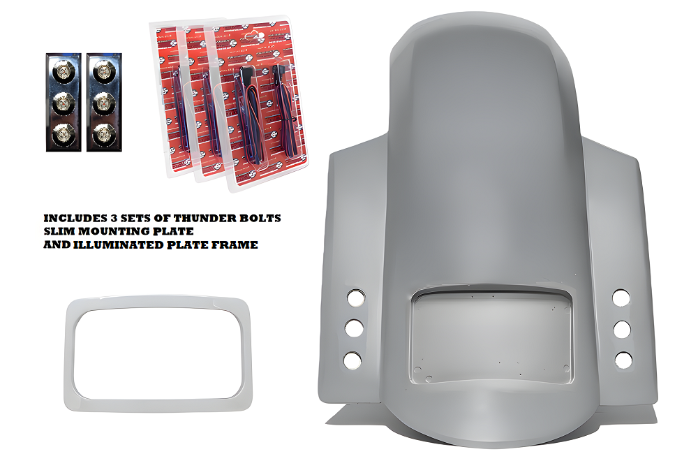 SHORT SPORT "SS" REAR FENDER FOR 2023L CVO & 2024L FACTORY BAGS