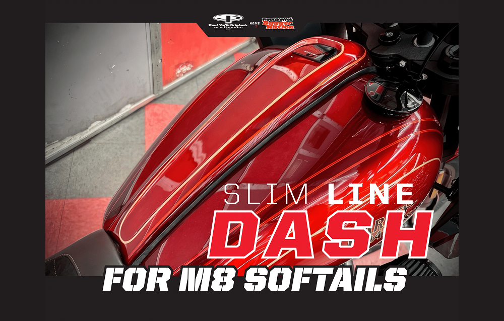 SLIMLINE CUSTOM DASH KIT for M8 Softails®