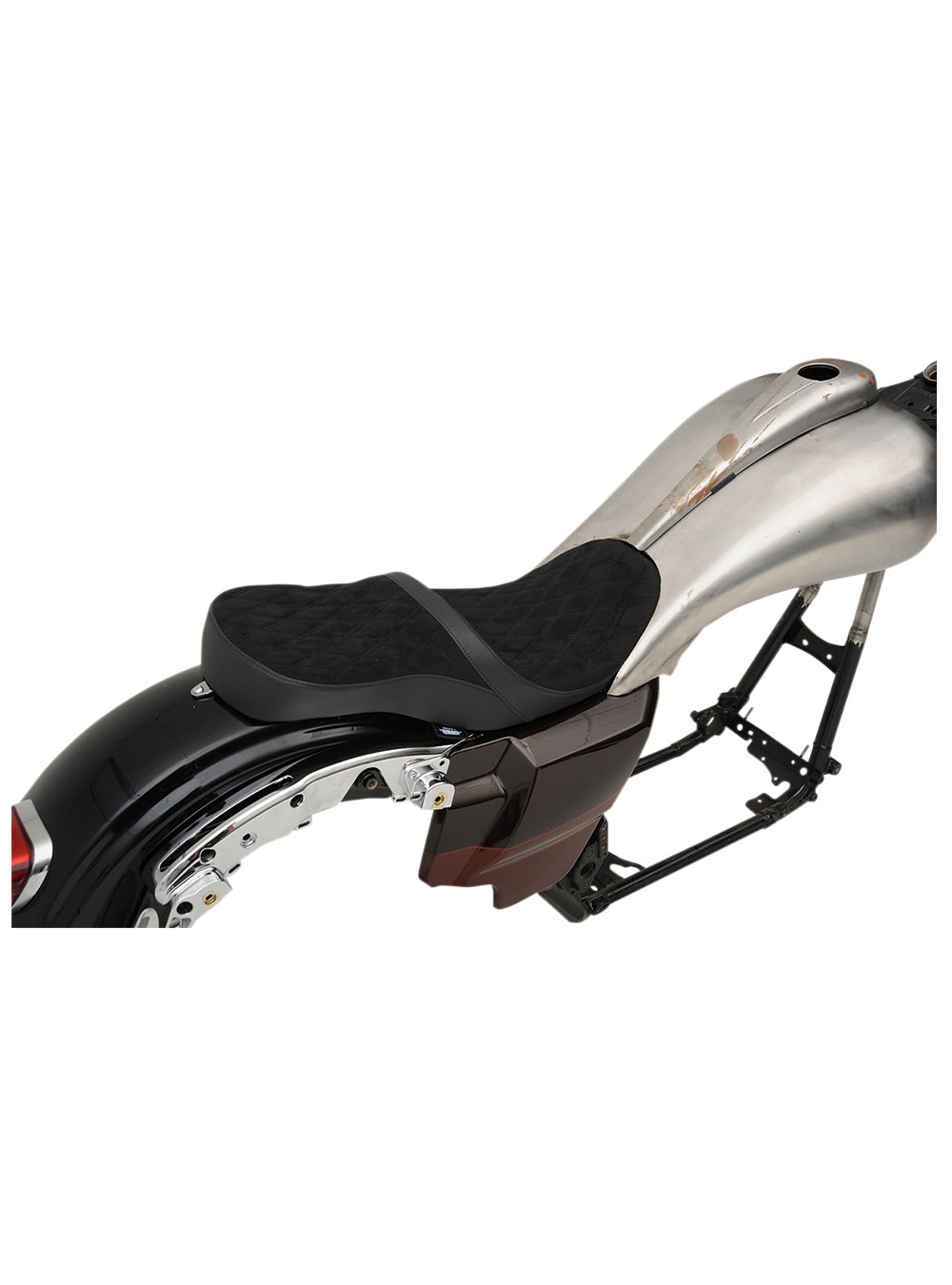 Stitched Low Profile Touring Seat For Razorback Stretched Tank