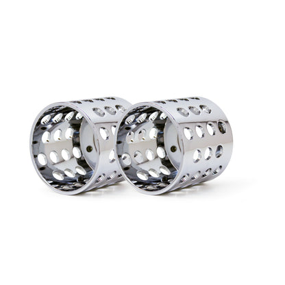 Monsta 45 Slip-on Mufflers Chrome - Pair