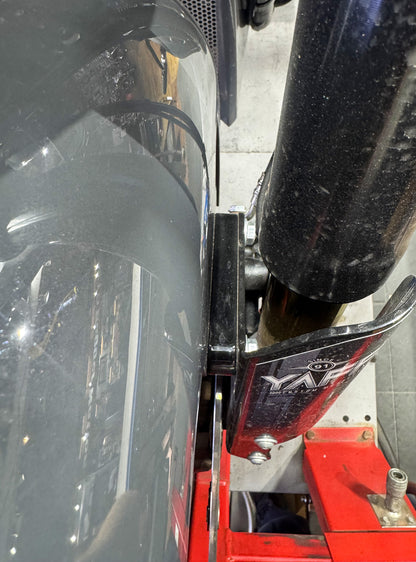 Real Steel Cafe Front Fender Kit with Inverted Fork Adapter for 2018-Present Low Rider-S & ST