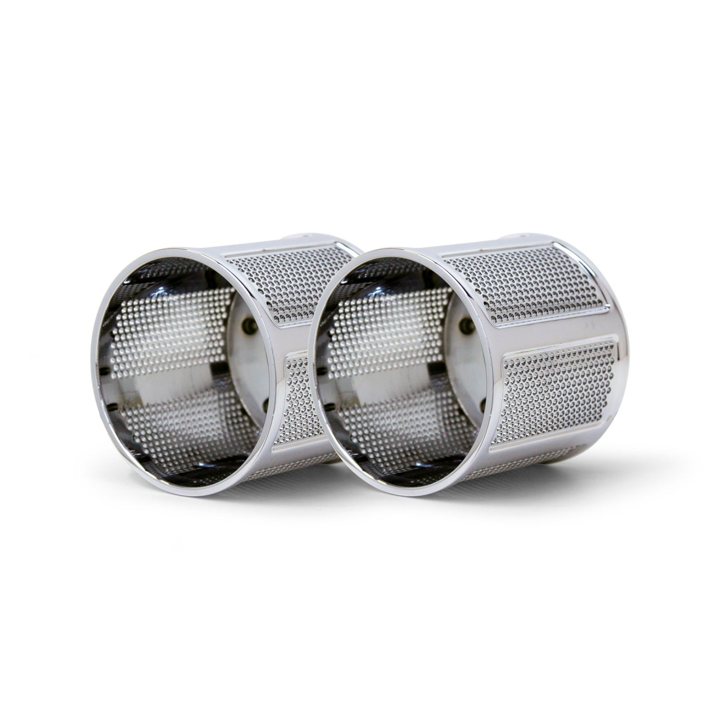 Monsta 45 Slip-on Mufflers Chrome - Pair