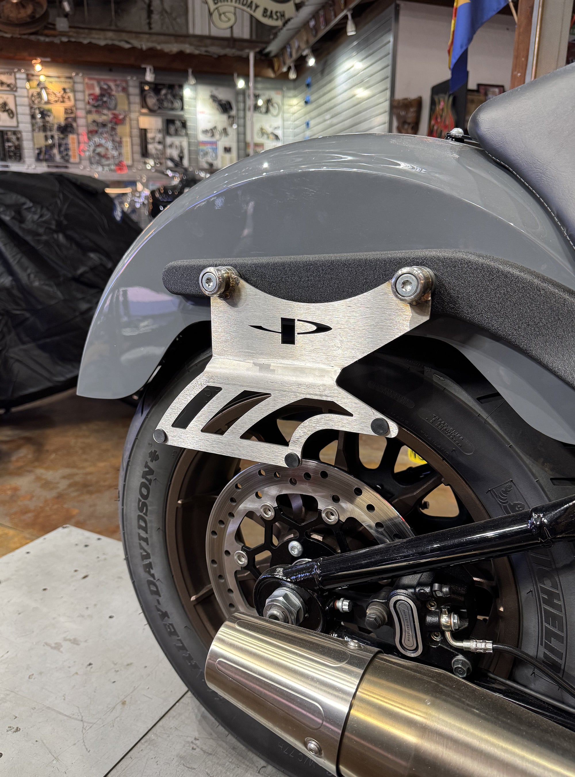 Stealth Saddlebag Support System