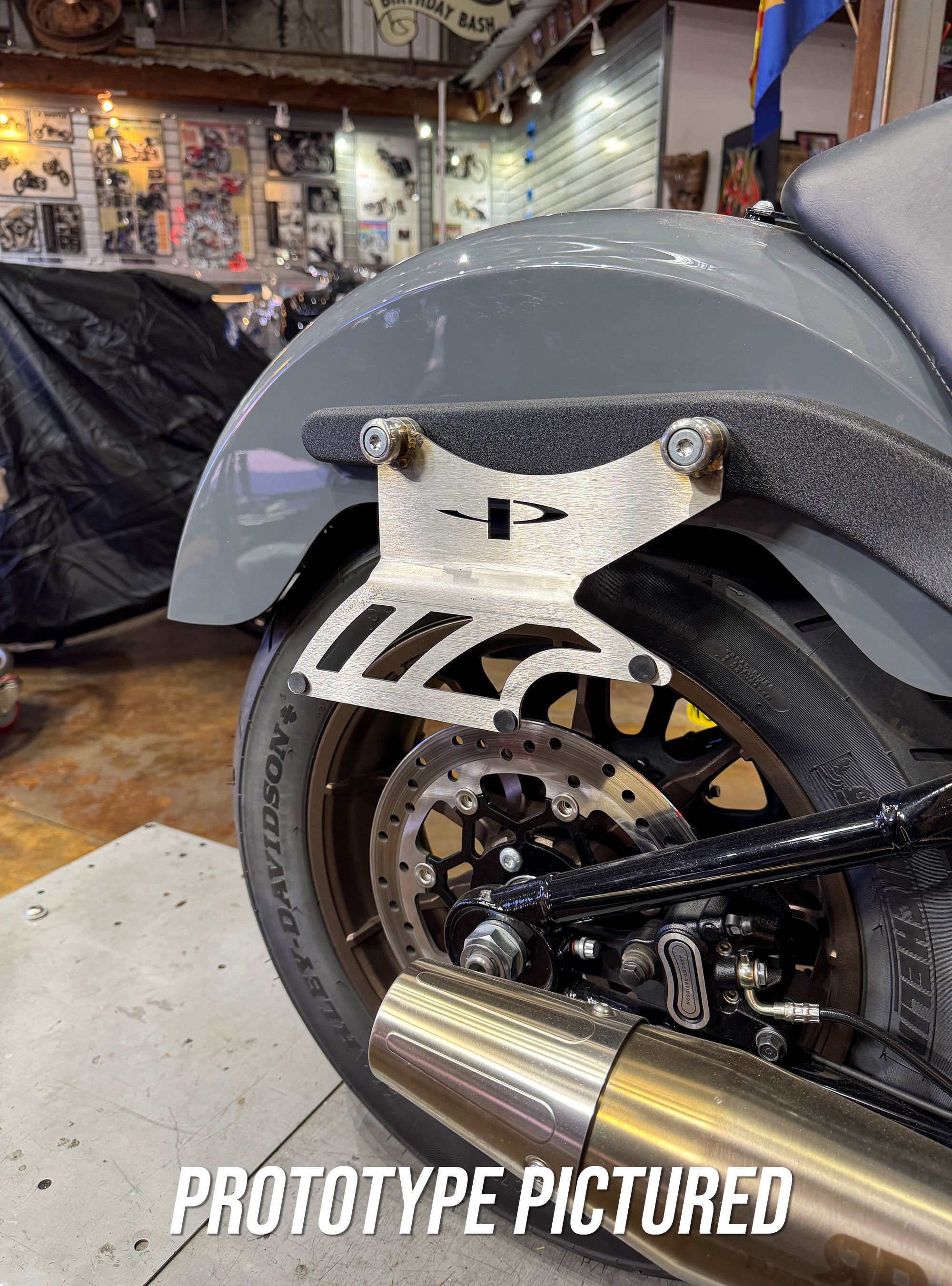 Stealth Saddlebag Support System